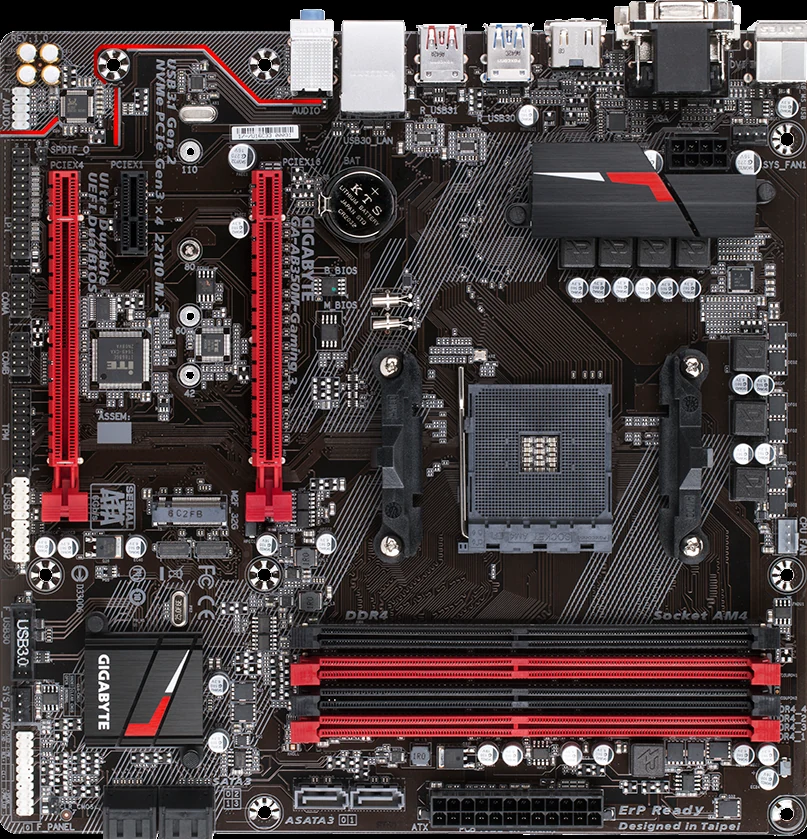 Mainboard Gigabyte GA-AB350-Gaming - AM4 - NEW