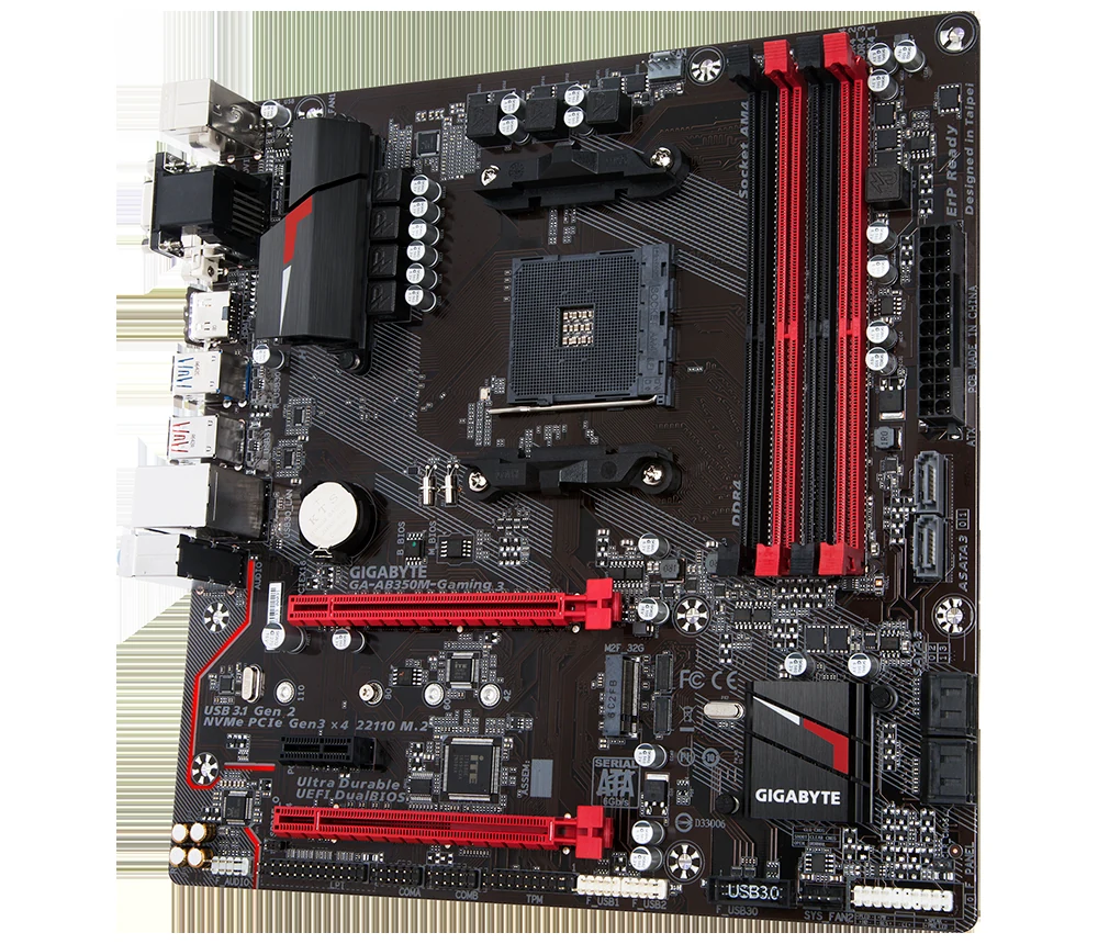 Mainboard Gigabyte GA-AB350M-Gaming 3 - AM4 - NEW