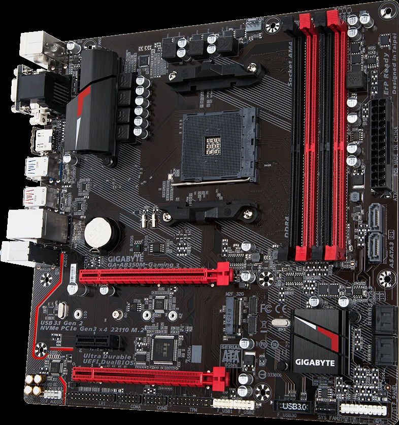 Mainboard Gigabyte GA-AB350M-HD3 - AM4 - NEW