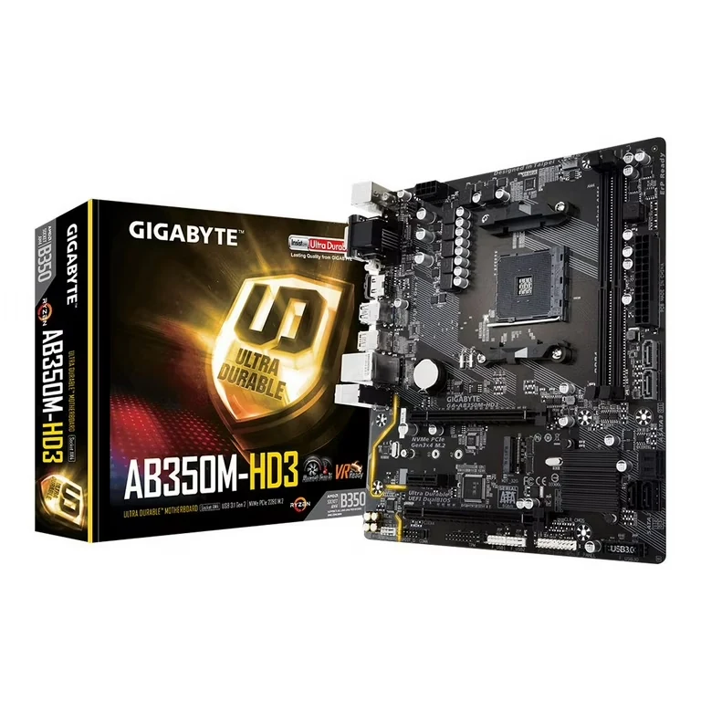 Mainboard Gigabyte GA-AB350M-HD3 - AM4 - NEW