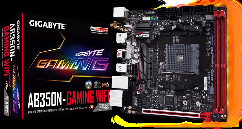 Mainboard Gigabyte GA-AB350N-Gaming WIFI - AM4 - NEW