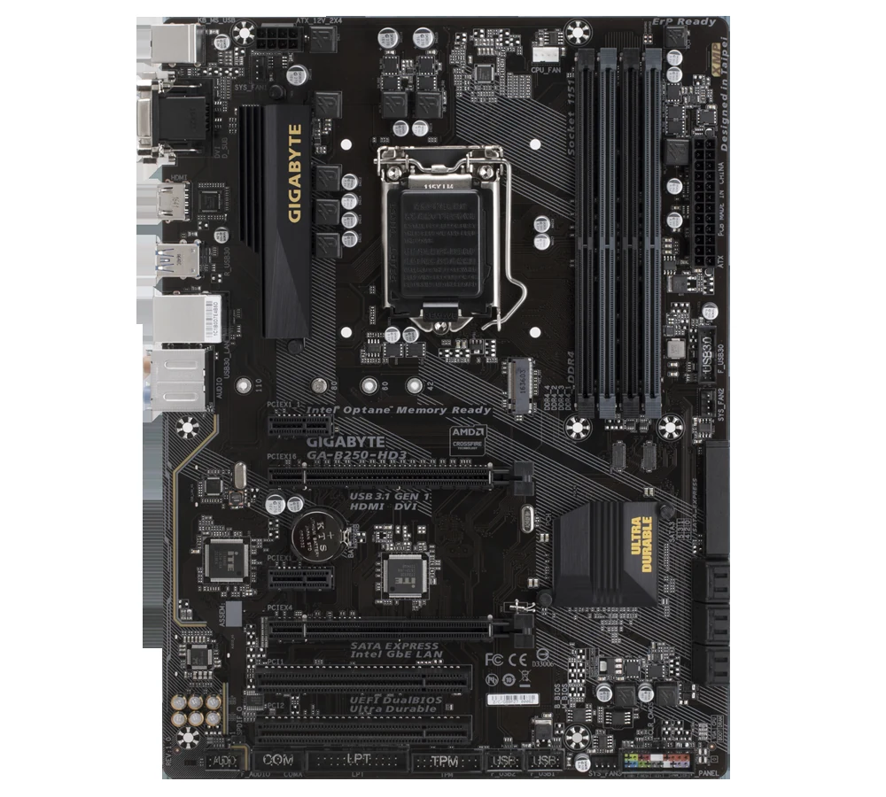 Mainboard Gigabyte GA-B250-HD3 - LGA 1151 - NEW