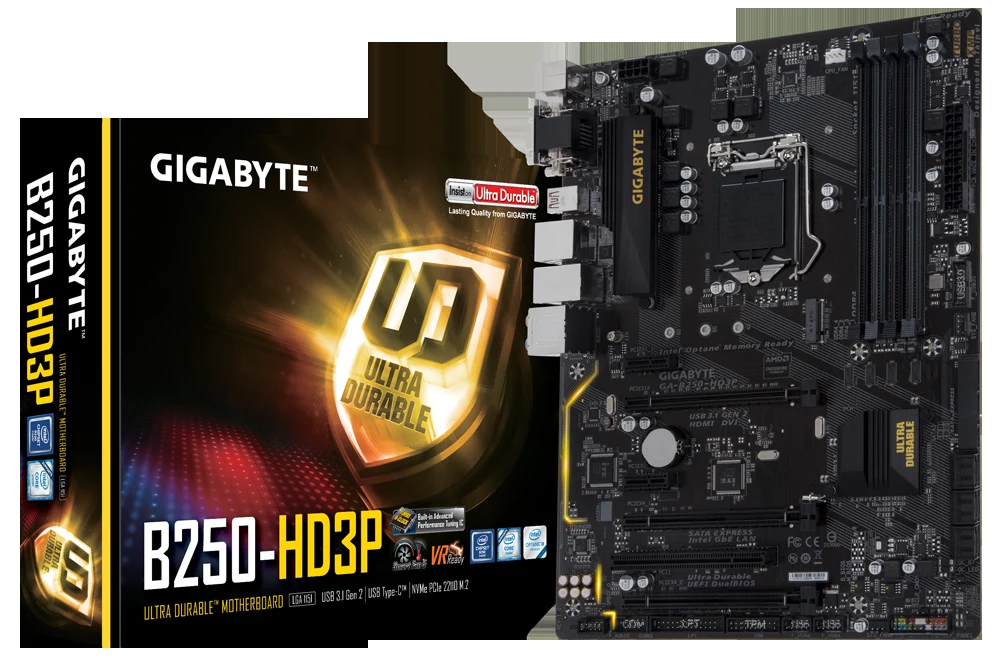 Mainboard Gigabyte GA-B250-HD3P - LGA 1151 - NEW