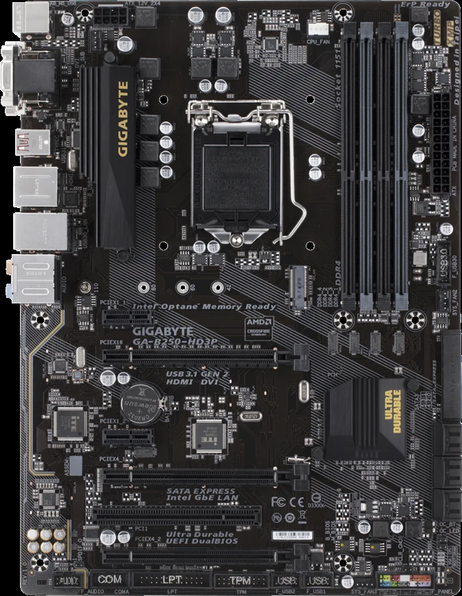 Mainboard Gigabyte GA-B250-HD3P - LGA 1151 - NEW