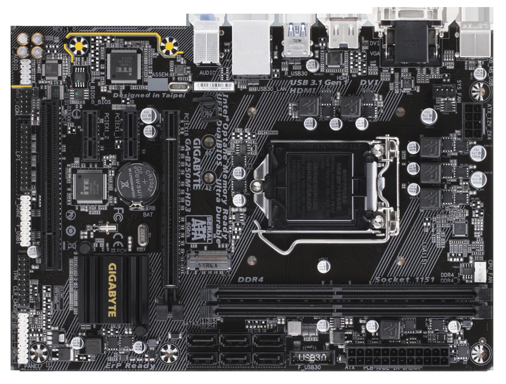 Mainboard Gigabyte GA-B250M-HD3 - LGA 1151 - NEW