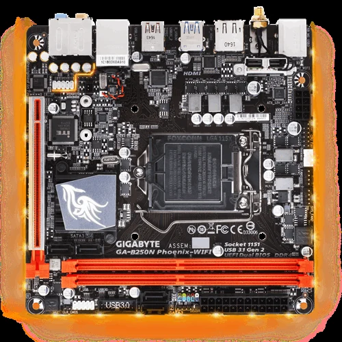 Mainboard Gigabyte GA-B250N Phoenix-WIFI - LGA 1151 - NEW
