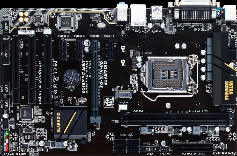 Mainboard Gigabyte GA-H110-D3 - LGA 1151 - NEW