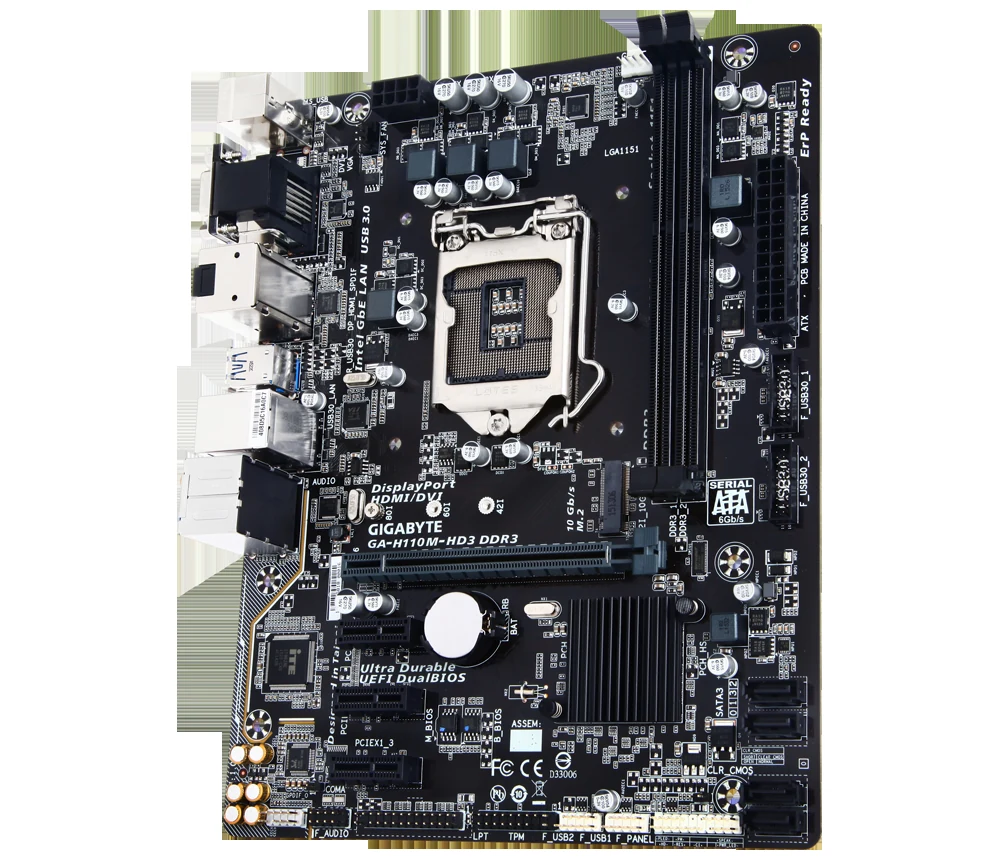 Mainboard Gigabyte GA-H110-HD3 - LGA 1151 - NEW