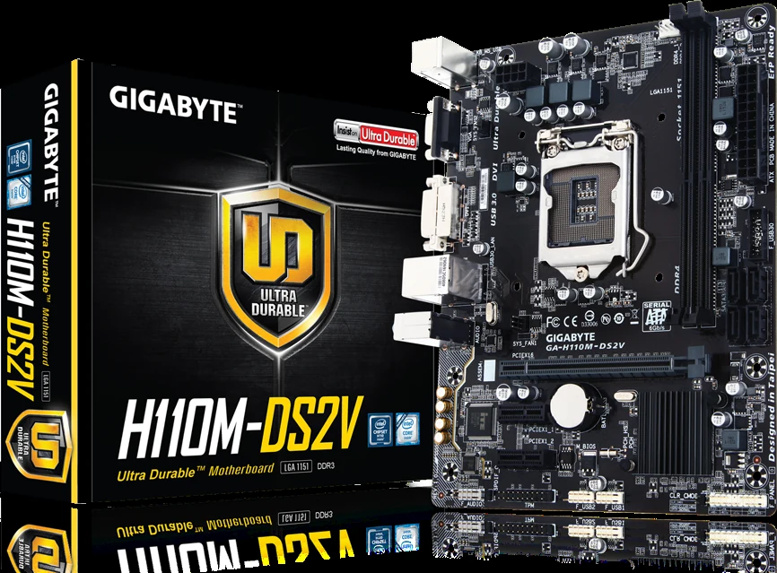 Mainboard Gigabyte GA-H110M-DS2V - LGA 1151 - NEW