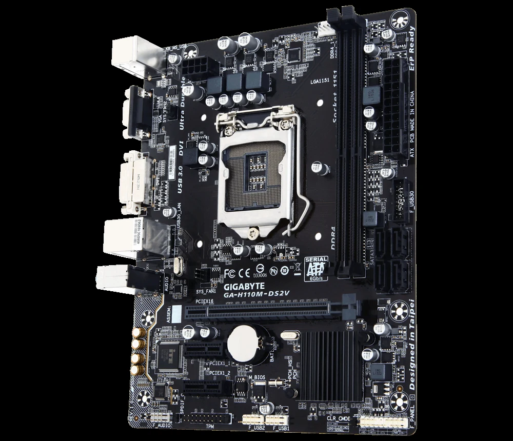 Mainboard Gigabyte GA-H110M-DS2V - LGA 1151 - NEW