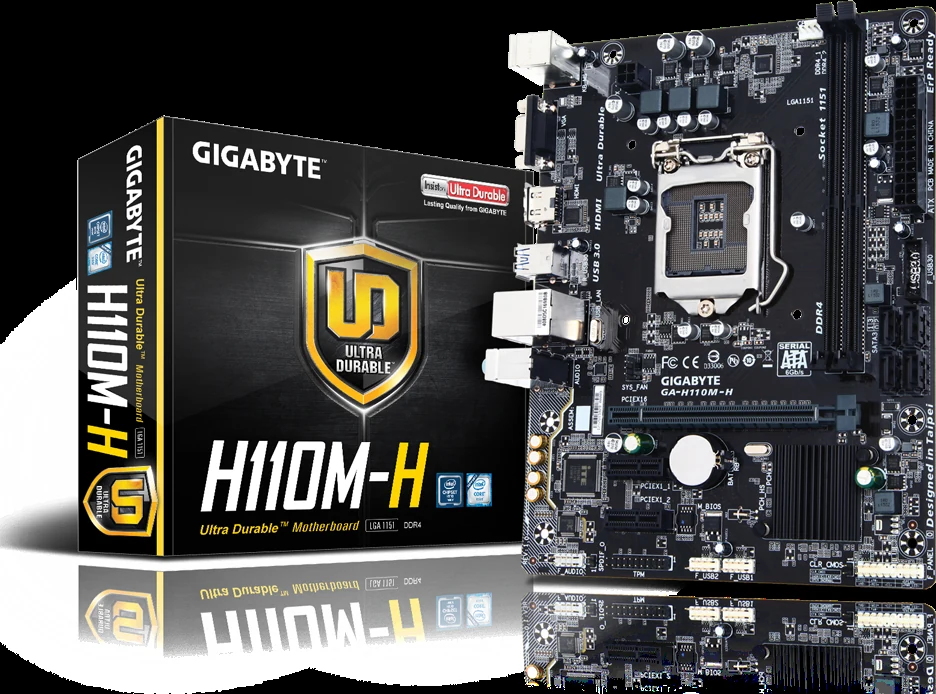 Mainboard Gigabyte GA-H110M-H - LGA 1151 - NEW