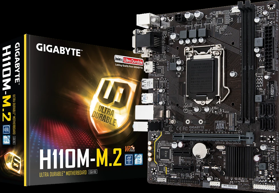 Mainboard Gigabyte GA-H110M-H - LGA 1151 - NEW