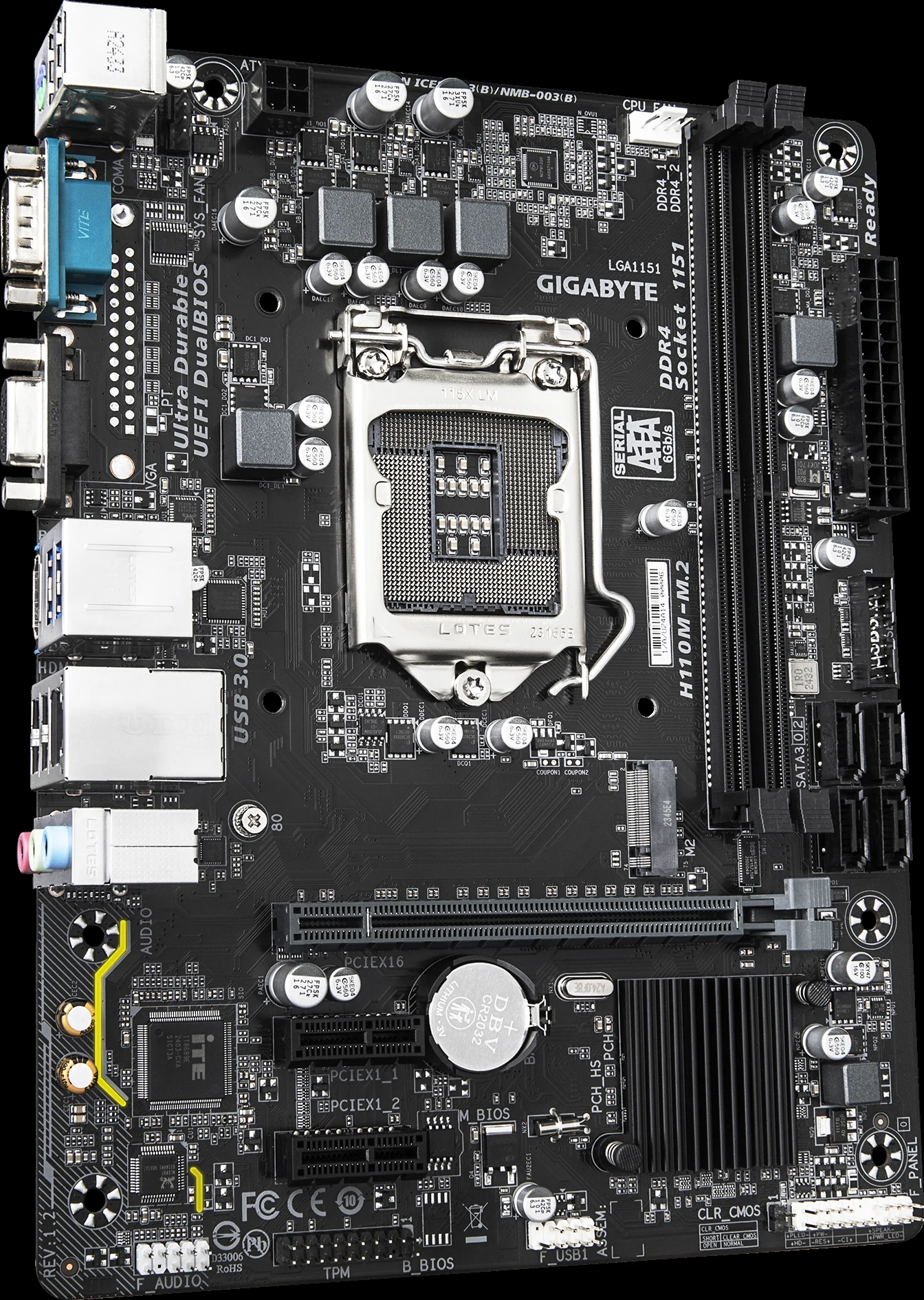 Mainboard Gigabyte GA-H110M-M.2 - LGA 1151 - NEW
