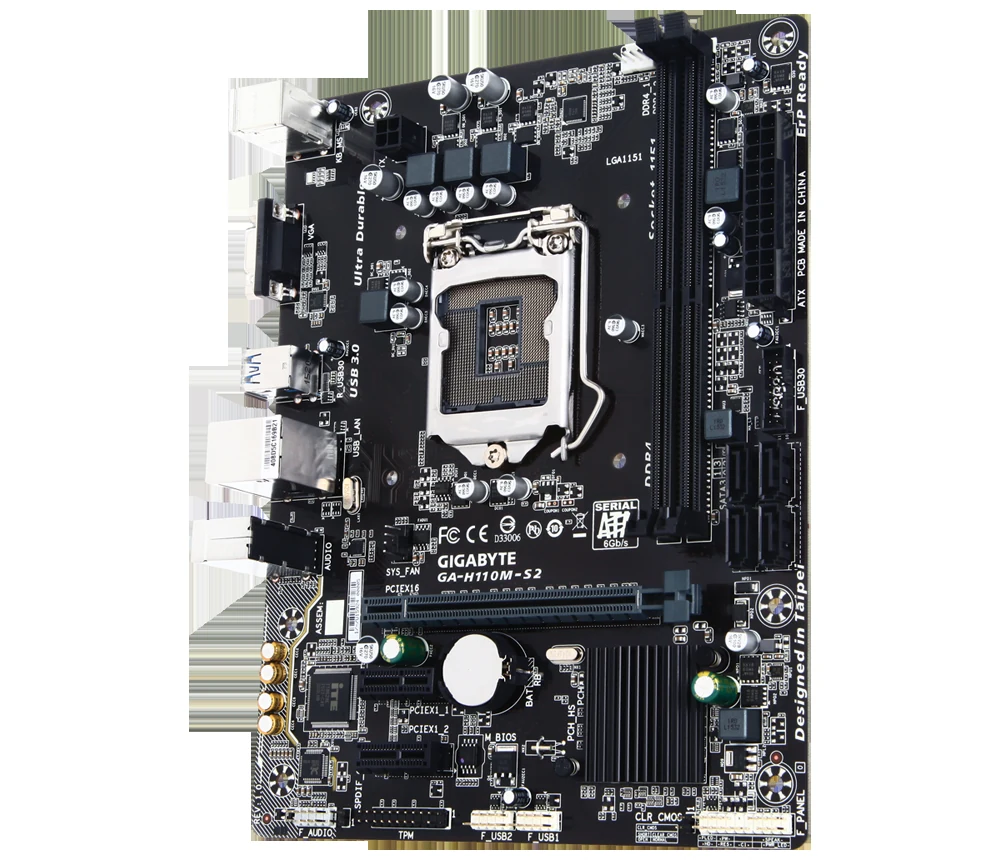 Mainboard Gigabyte GA-H110M-S2 - LGA 1151 - NEW