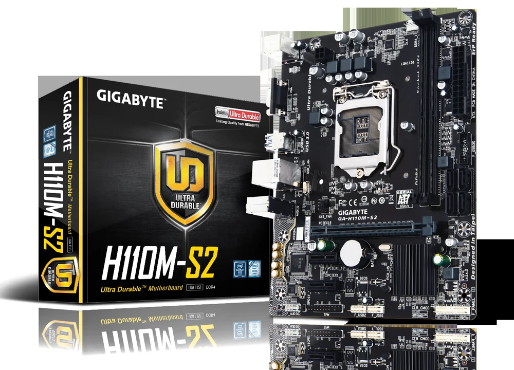 Mainboard Gigabyte GA-H110M-S2 - LGA 1151 - NEW