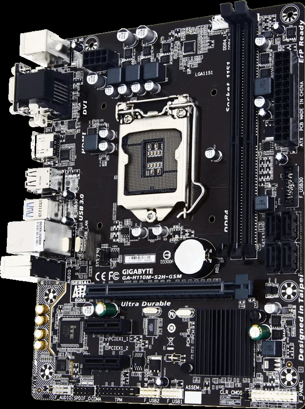 Mainboard Gigabyte GA-H110M-S2H - LGA 1151 - NEW