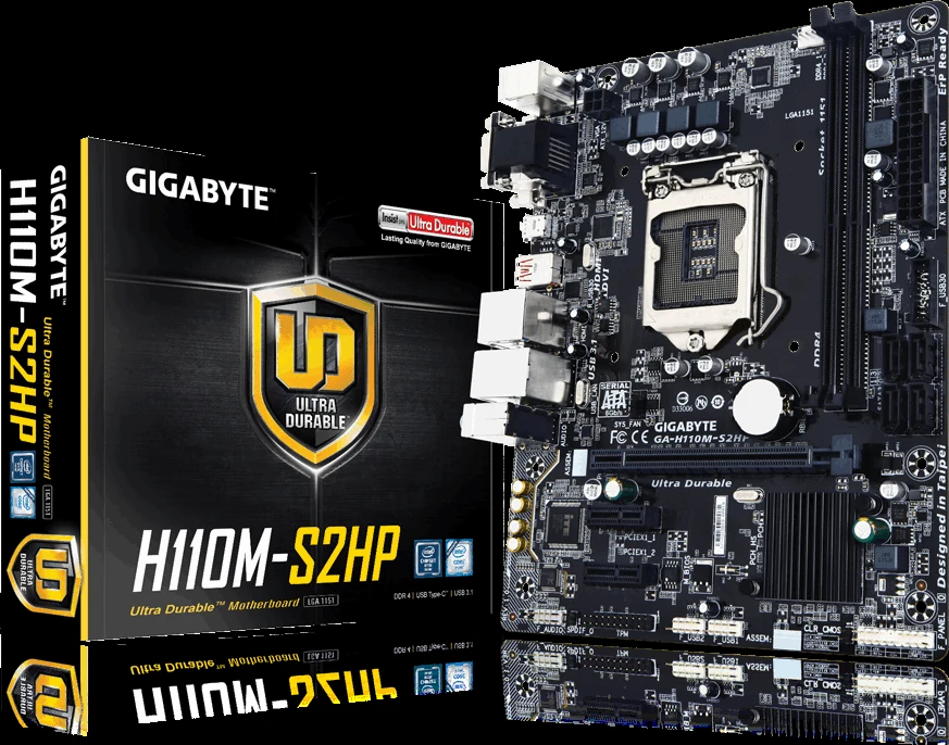 Mainboard Gigabyte GA-H110M-S2HP - LGA 1151 - NEW