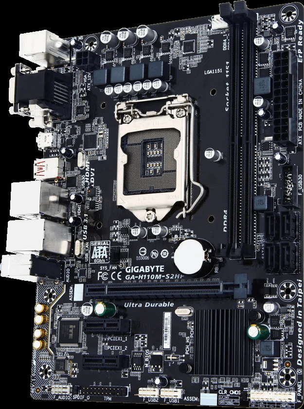 Mainboard Gigabyte GA-H110M-S2HP - LGA 1151 - NEW