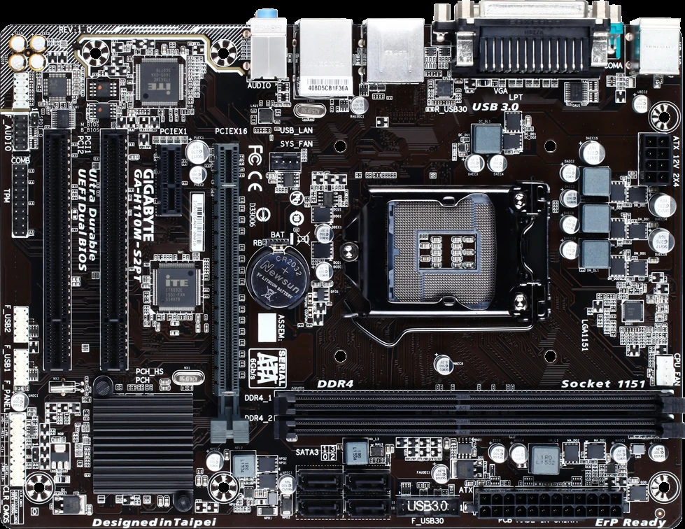 Mainboard Gigabyte GA-H110M-S2HP - LGA 1151 - NEW