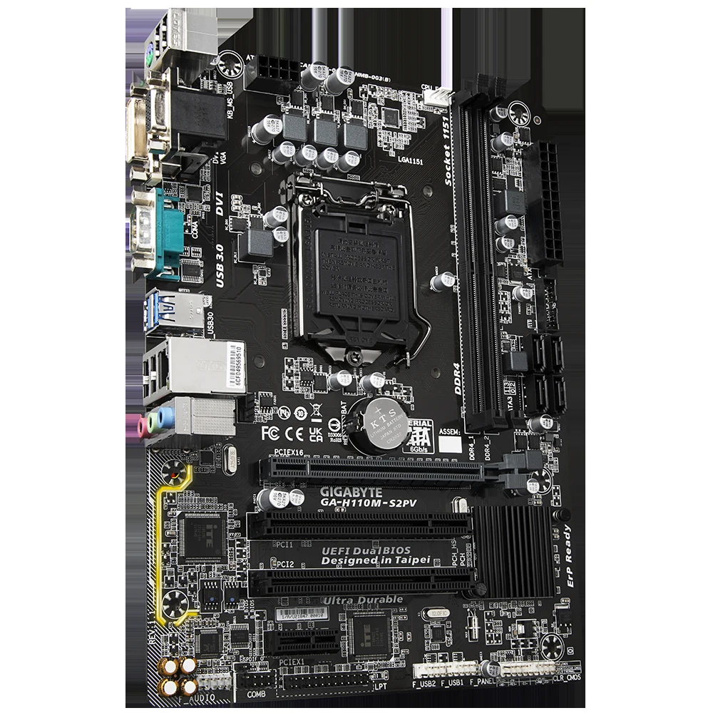Mainboard Gigabyte GA-H110M-S2PV - LGA 1151 - NEW