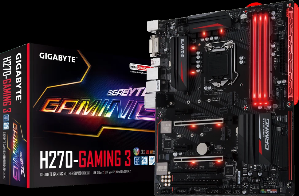 Mainboard Gigabyte GA-H270-Gaming 3 - LGA 1151 - NEW