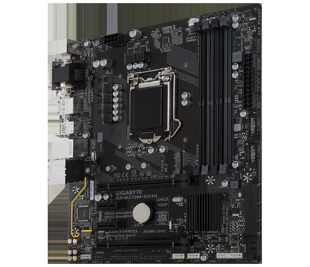 Mainboard Gigabyte GA-H270M-DS3H - LGA 1151 - NEW