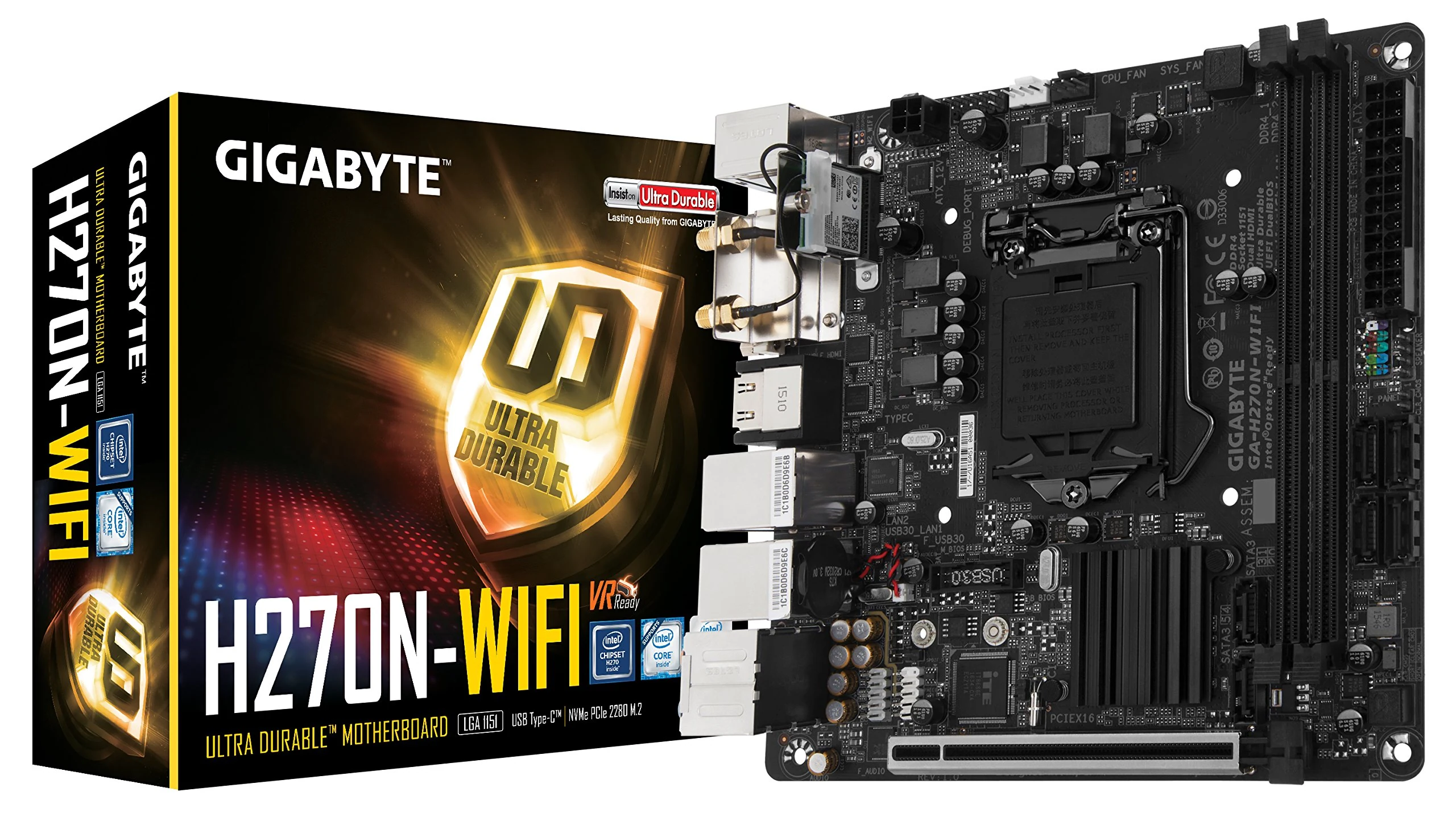 Mainboard Gigabyte GA-H270N-WIFI - LGA 1151 - NEW
