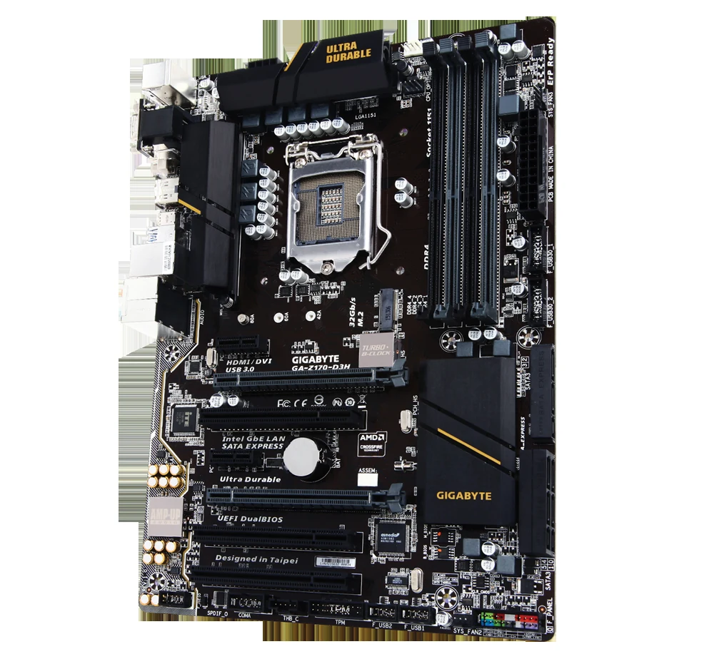 Mainboard Gigabyte GA-Z170-D3H - LGA 1151 - NEW
