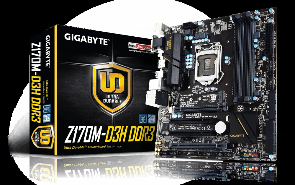 Mainboard Gigabyte GA-Z170-D3H - LGA 1151 - NEW