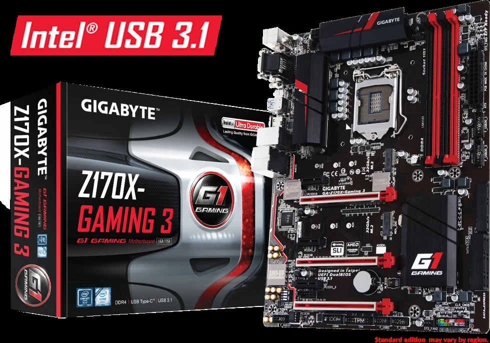 Mainboard Gigabyte GA-Z170-HD3 - LGA 1151 - NEW