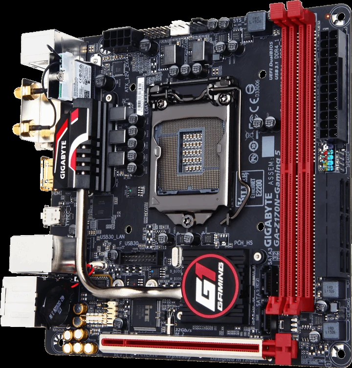 Mainboard Gigabyte GA-Z170N-Gaming 5 - LGA 1151 - NEW