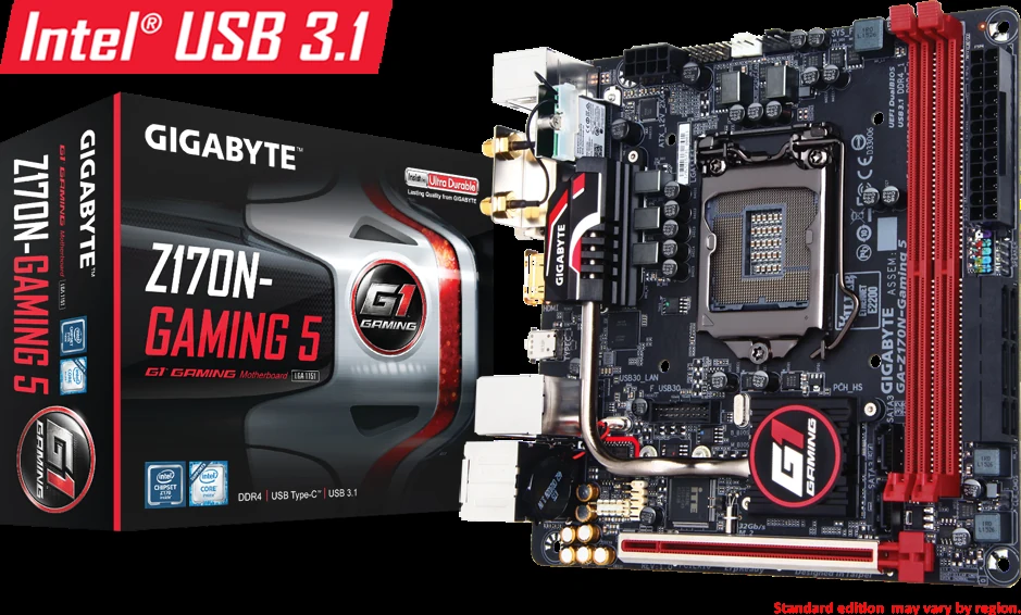 Mainboard Gigabyte GA-Z170N-Gaming 5 - LGA 1151 - NEW