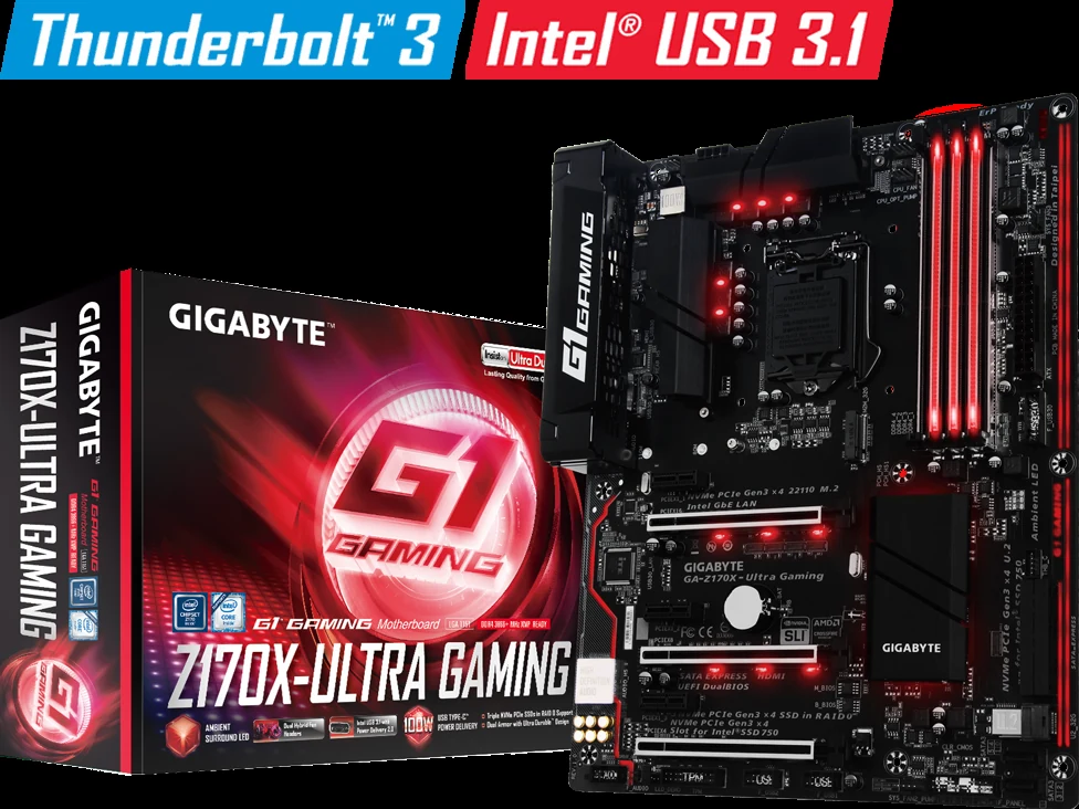 Mainboard Gigabyte GA-Z170X-Gaming 3 - LGA 1151 - NEW
