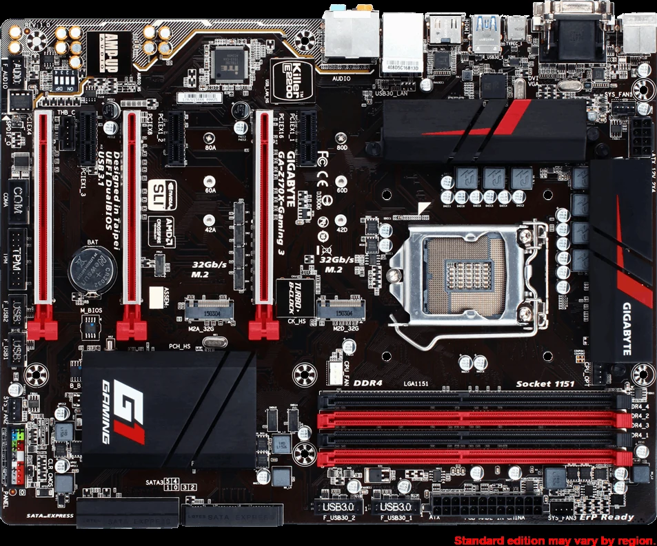 Mainboard Gigabyte GA-Z170X-Gaming K3 - LGA 1151 - NEW