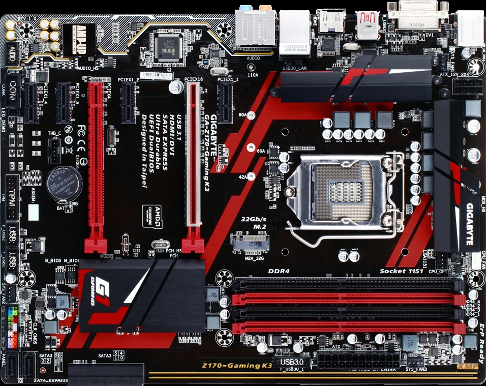Mainboard Gigabyte GA-Z170X-Gaming K3 - LGA 1151 - NEW