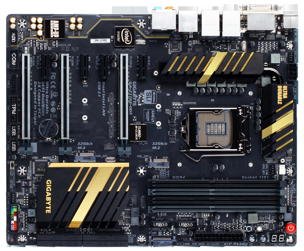 Mainboard Gigabyte GA-Z170X-UD5 - LGA 1151 - NEW