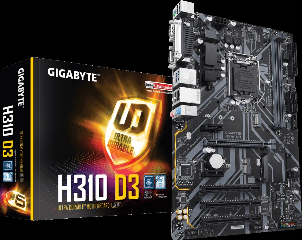 Mainboard Gigabyte H310 D3 - LGA 1151 - NEW