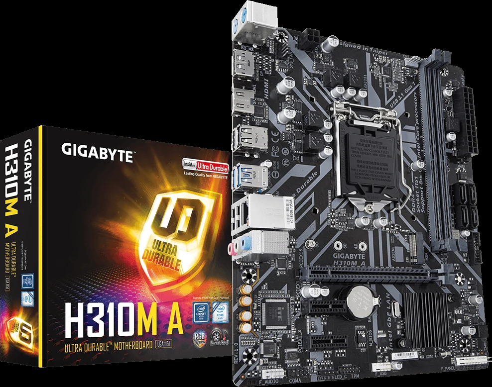 Mainboard Gigabyte H310M A - LGA 1151 - NEW