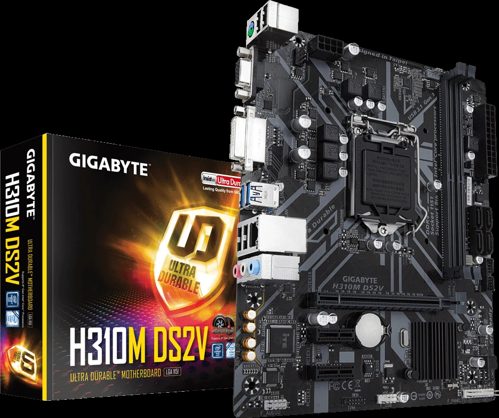 Mainboard Gigabyte H310M DS2V - LGA 1151 - NEW