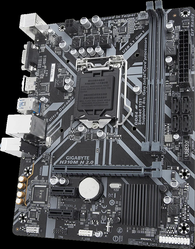 Mainboard Gigabyte H310M H 2.0 - LGA 1151 - NEW