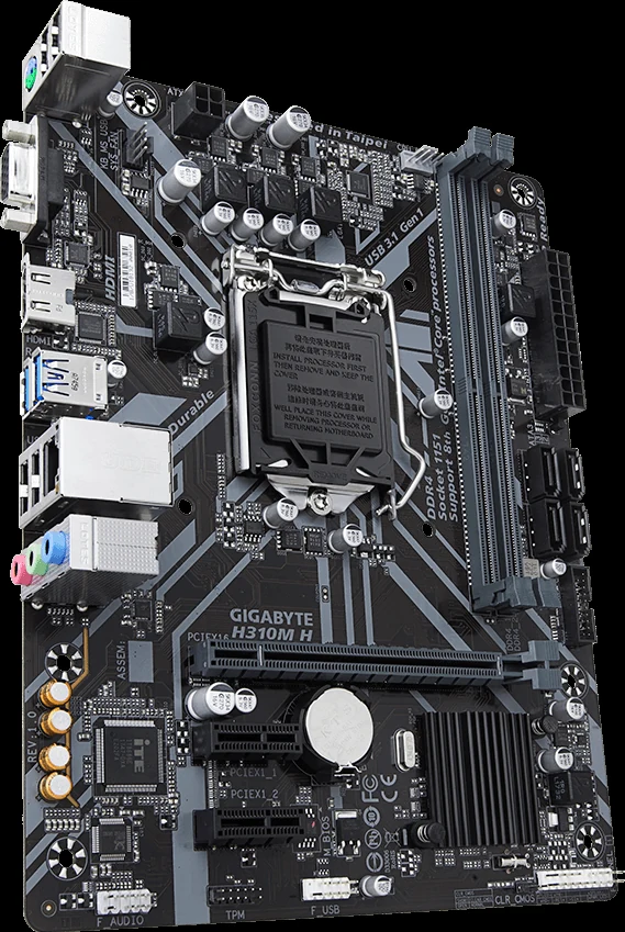 Mainboard Gigabyte H310M H - LGA 1151 - NEW