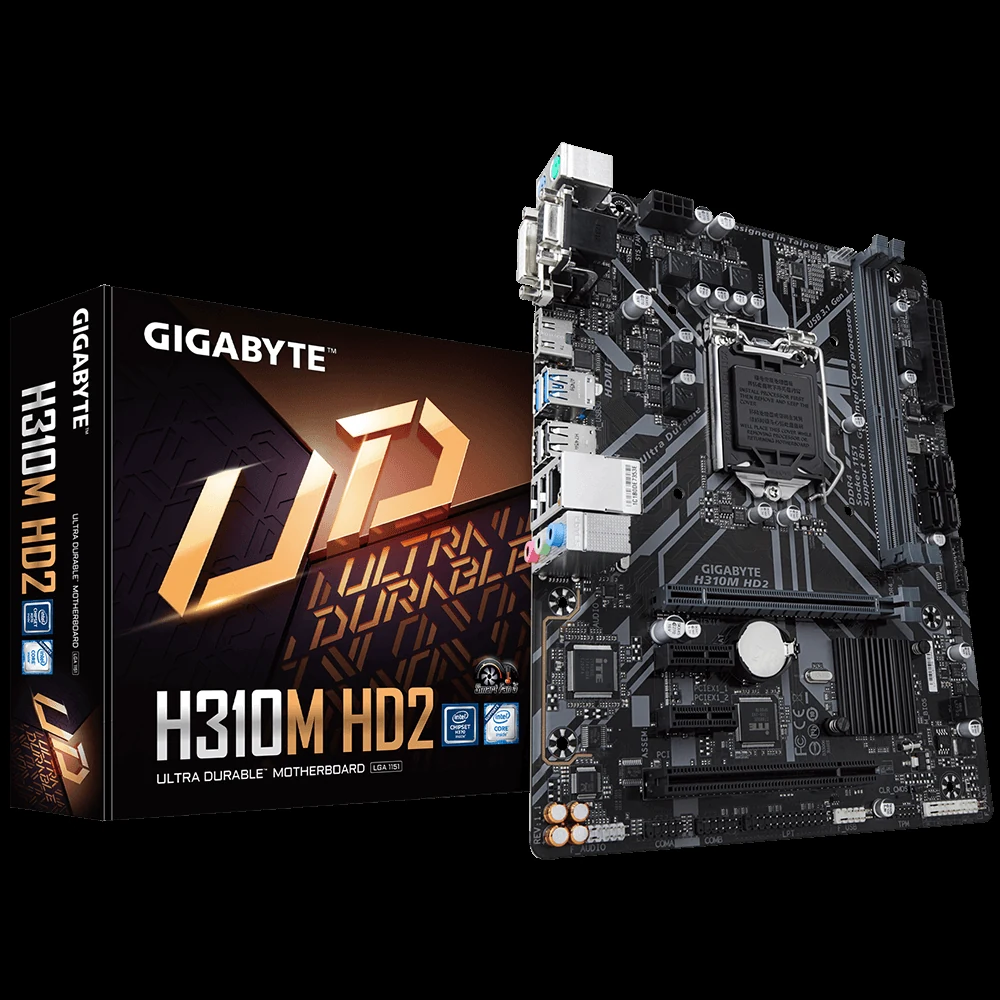 Mainboard Gigabyte H310M HD2 - LGA 1151 - NEW