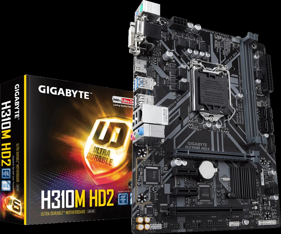 Mainboard Gigabyte H310M HD2 - LGA 1151 - NEW