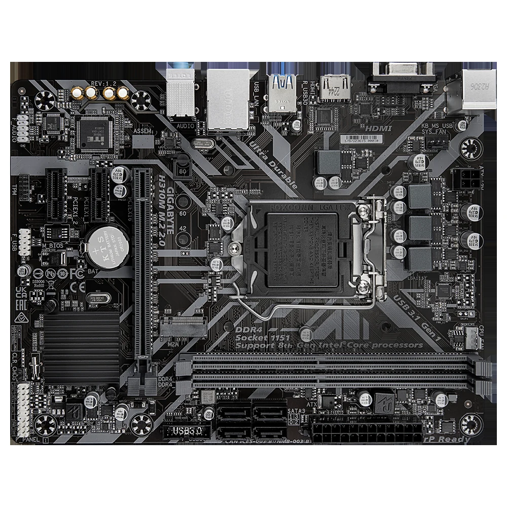 Mainboard Gigabyte H310M M.2 - LGA 1151 - NEW