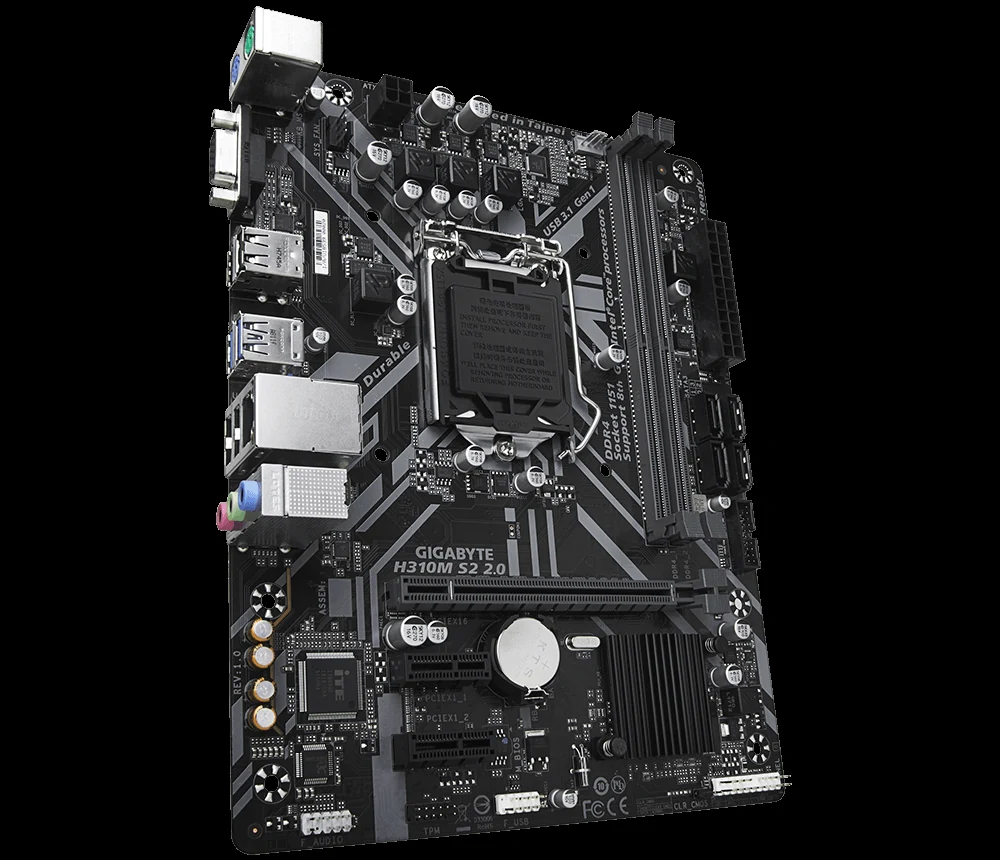 Mainboard Gigabyte H310M S2 2.0 - LGA 1151 - NEW