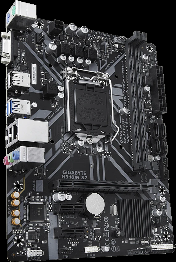 Mainboard Gigabyte H310M S2 - LGA 1151 - NEW