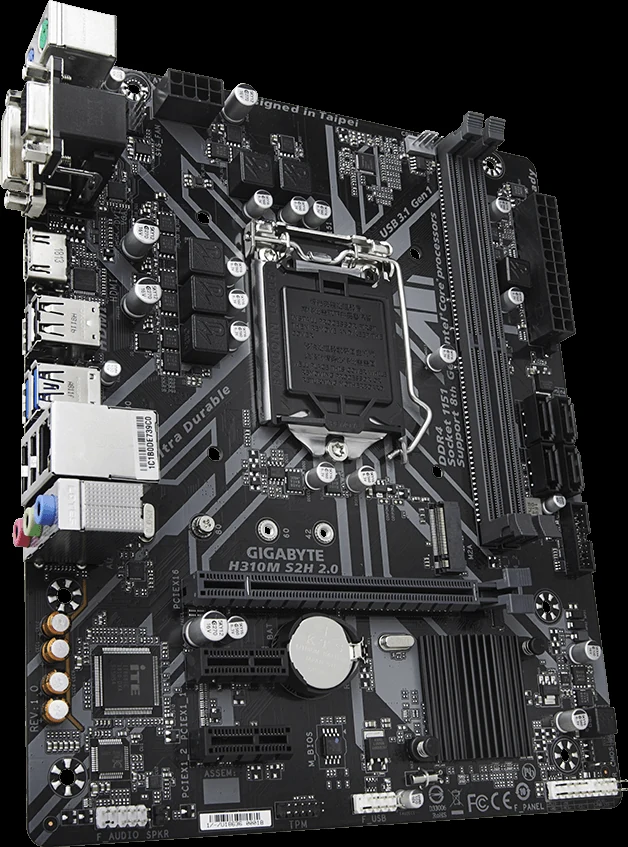 Mainboard Gigabyte H310M S2H 2.0 - LGA 1151 - NEW