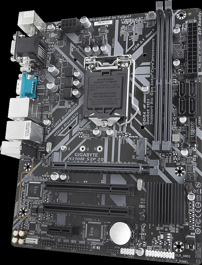 Mainboard Gigabyte H310M S2P - LGA 1151 - NEW