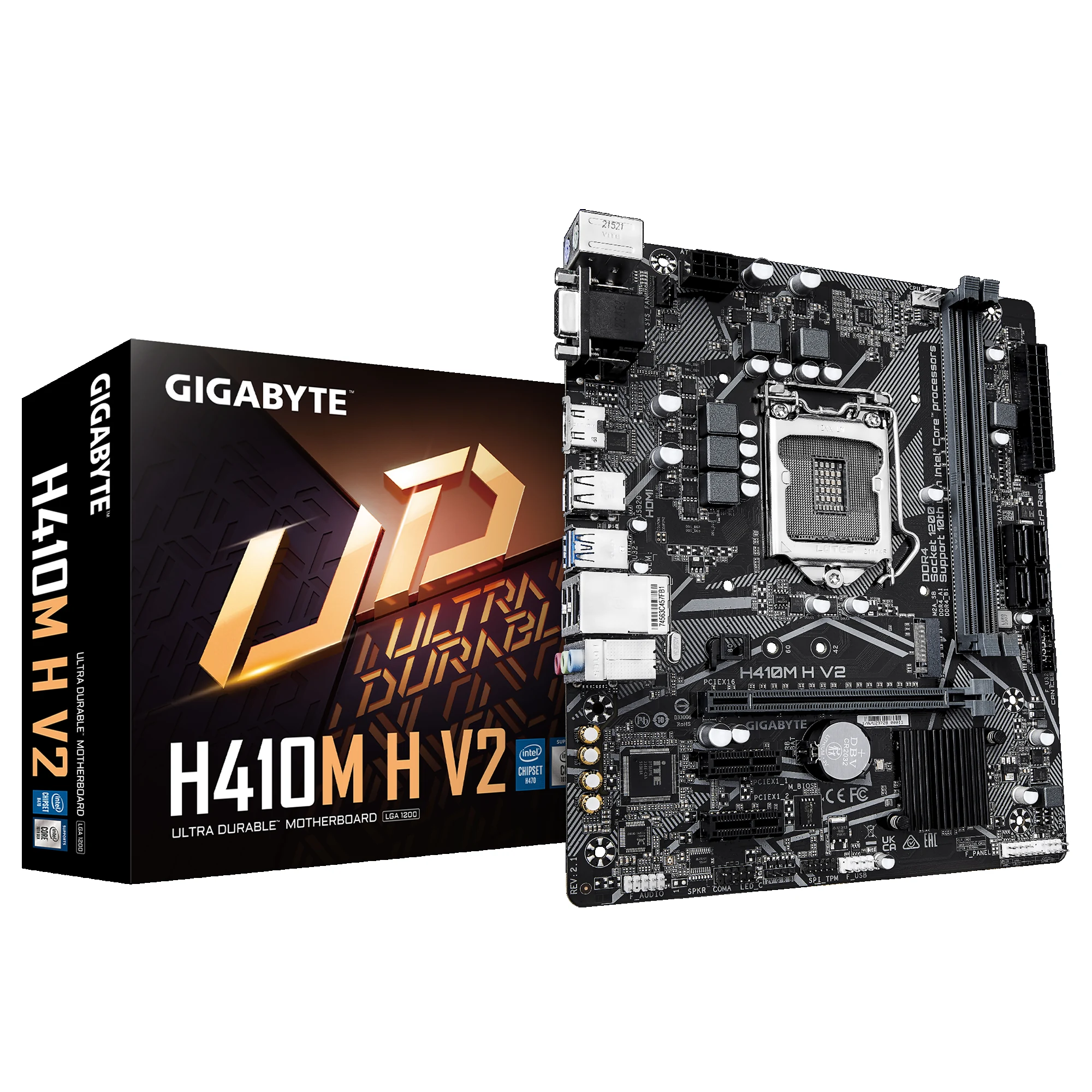 Mainboard Gigabyte H410M H - LGA 1200 - NEW