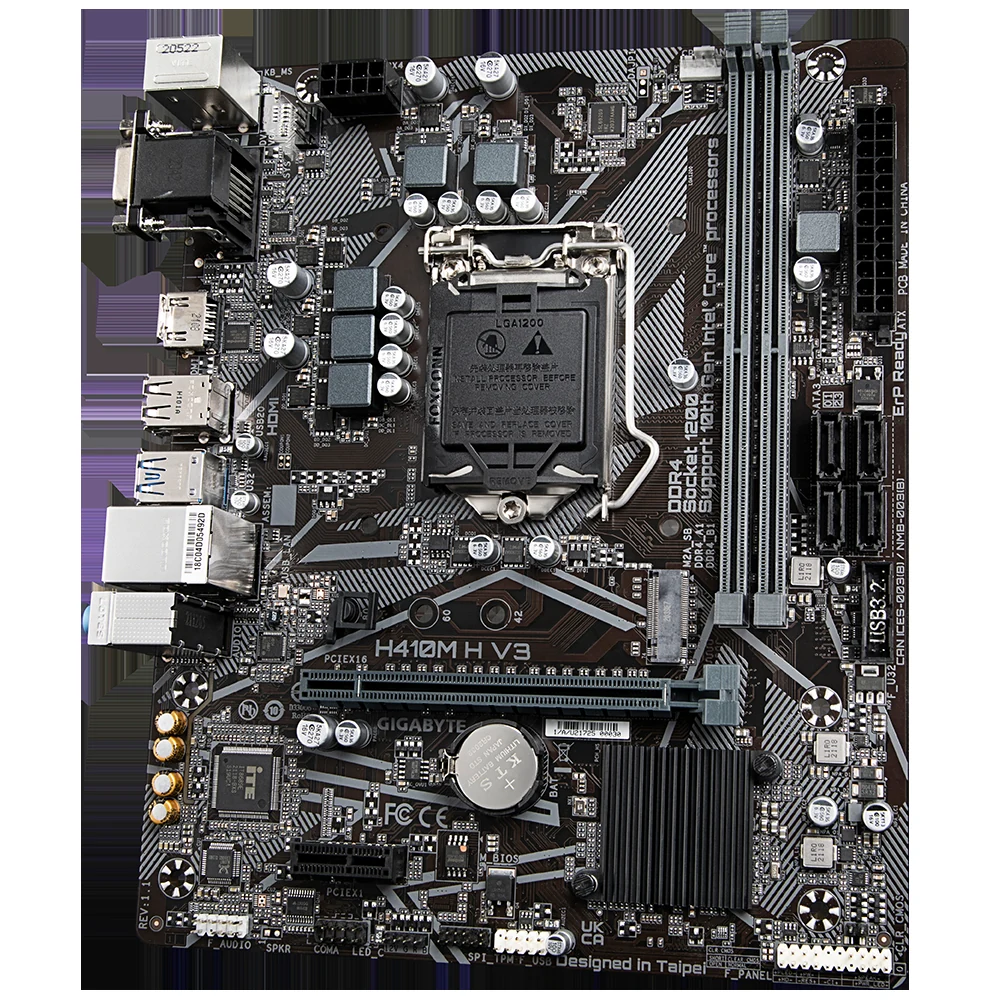 Mainboard Gigabyte H410M H V3 - LGA 1200 - NEW
